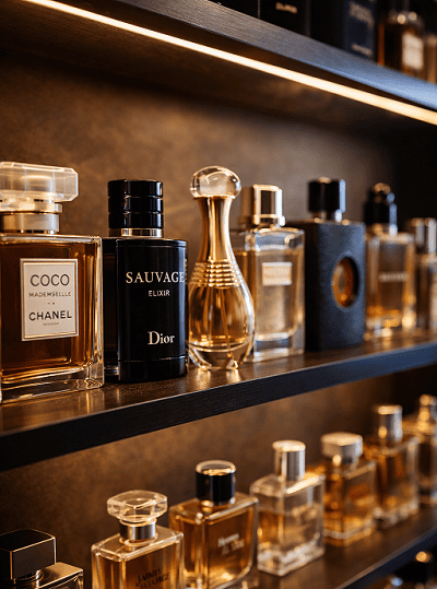 Collection de parfums de luxe
